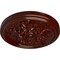 Ekena Millwork Katheryn Ceiling Medallion (Fits Canopies up to 2 1/8"), 14 1/2"OD x 2 3/4"P, Brushed Mahogany CM14KTBMF - alternate 3